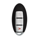 3 button smart key for Nissan and Infiniti with lock, unlock, and panic buttons