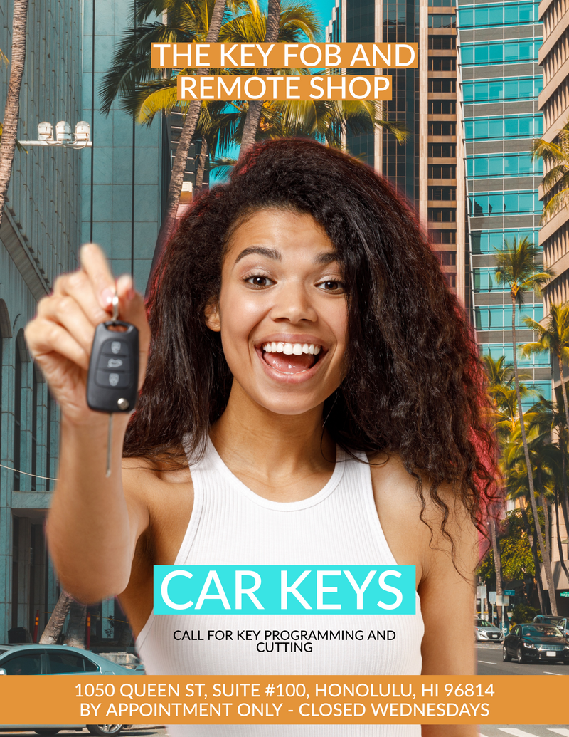 Car Keys, Fobs, Remotes in Honolulu, Hawaii The Key Fob And Remote Shop
